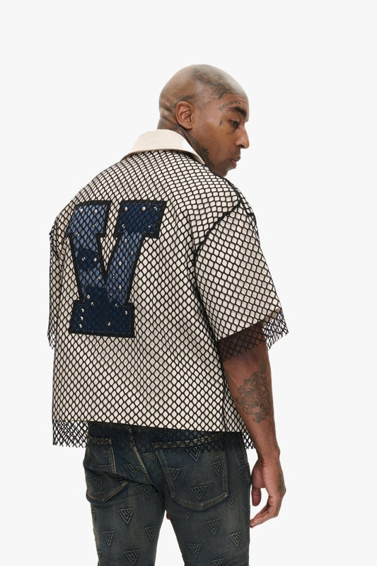 VegaPunk Button Up Off White - Valabasas