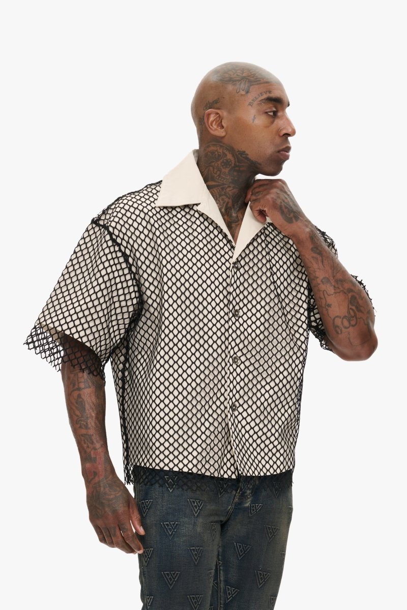 VegaPunk Button Up Off White - Valabasas