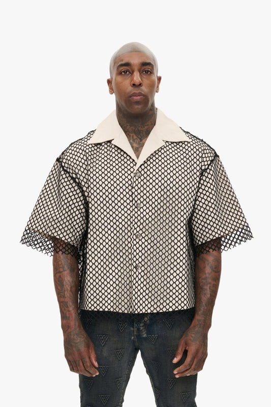 VegaPunk Button Up Off White - Valabasas