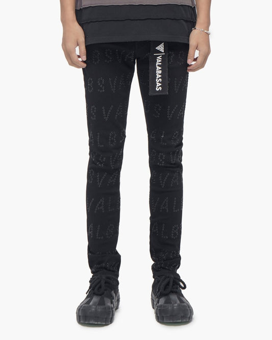 Velaris Black Wash Skinny Jeans - Valabasas