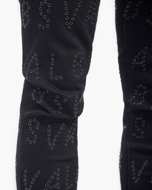 Velaris Black Wash Skinny Jeans - Valabasas