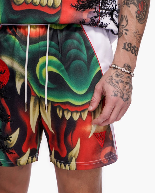 Venom Sun Printed Shorts - Valabasas