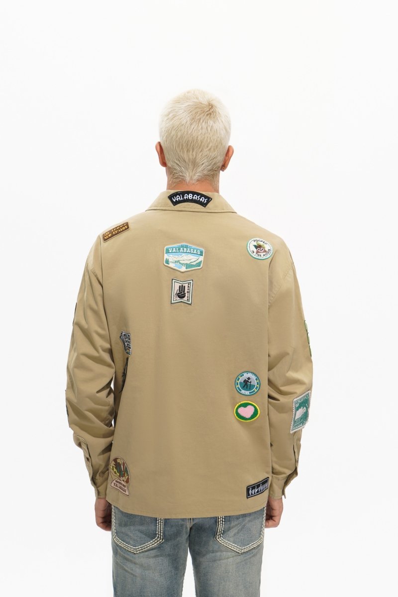 Ventur Tan Button Down - Valabasas