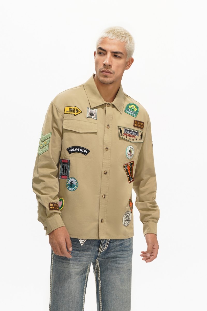 Ventur Tan Button Down - Valabasas