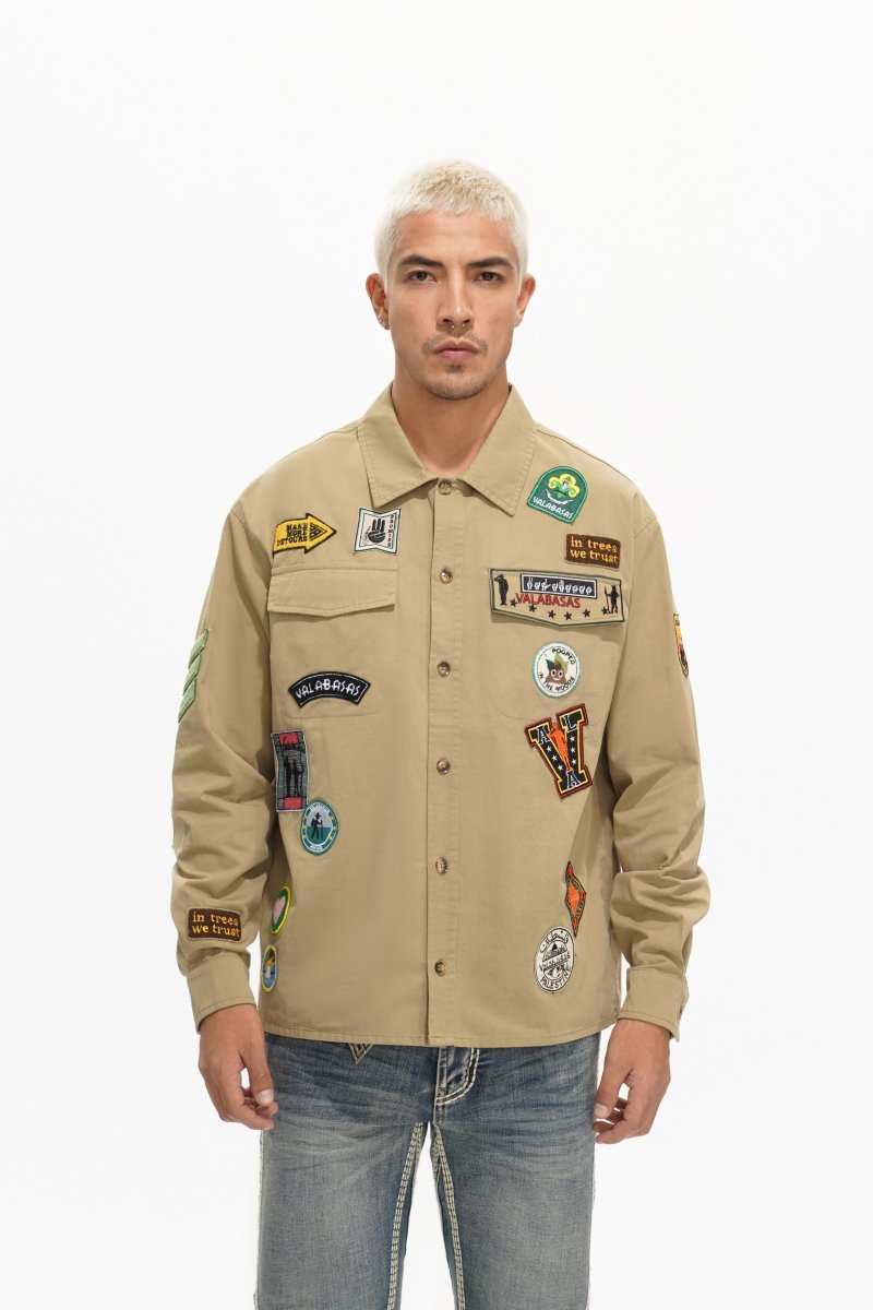 Ventur Tan Button Down - Valabasas