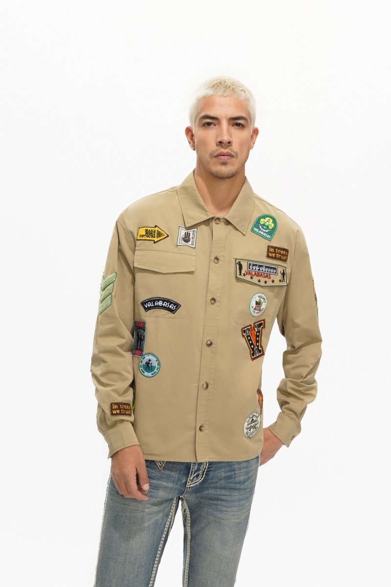 Ventur Tan Button Down - Valabasas