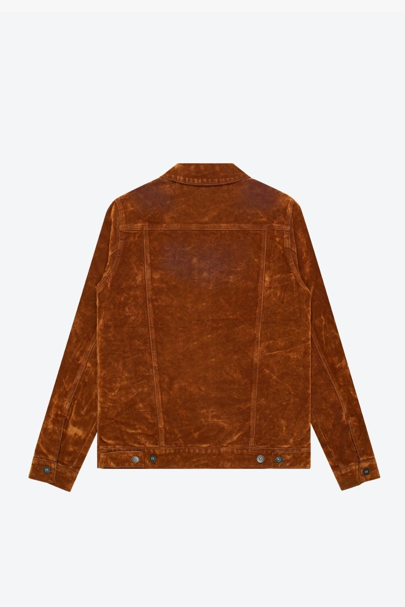"VERDANT" BROWN SUEDE JACKET