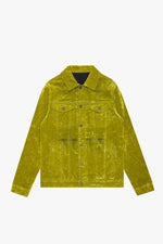 "VERDANT" BROWN SUEDE JACKET