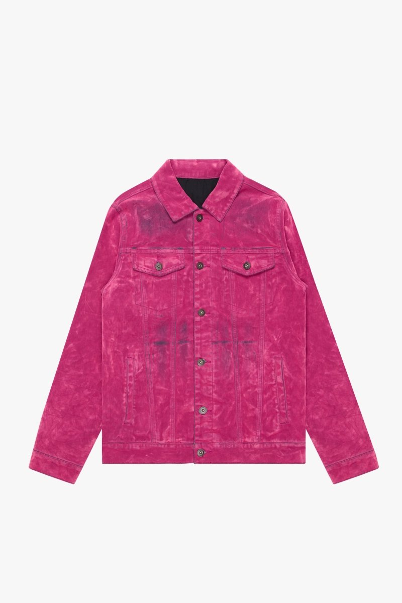"VERDANT" SUEDE JACKET PINK - Valabasas