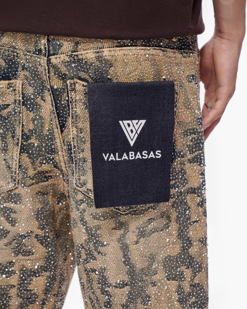 Vertigo Shorts Blue Dirty White - Valabasas
