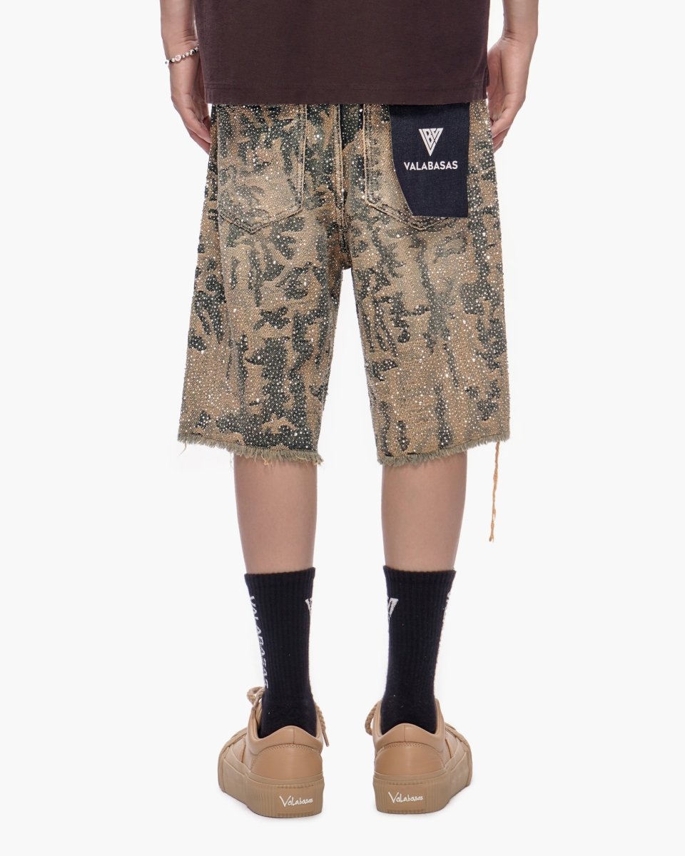 Vertigo Shorts Blue Dirty White - Valabasas