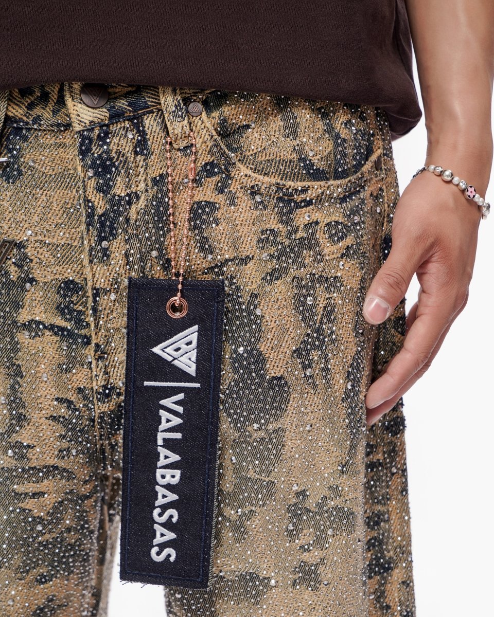Vertigo Shorts Blue Dirty White - Valabasas