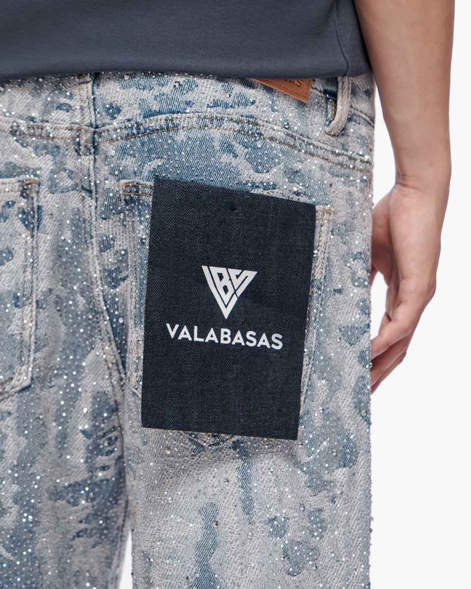 Vertigo Shorts Blue White - Valabasas