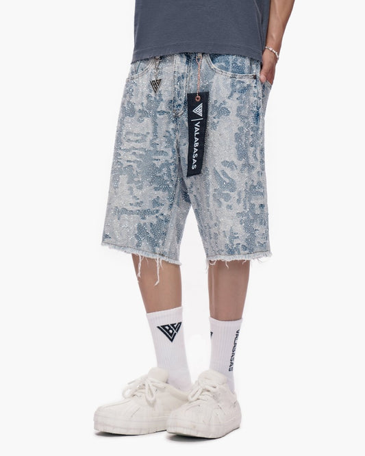 Vertigo Shorts Blue White - Valabasas