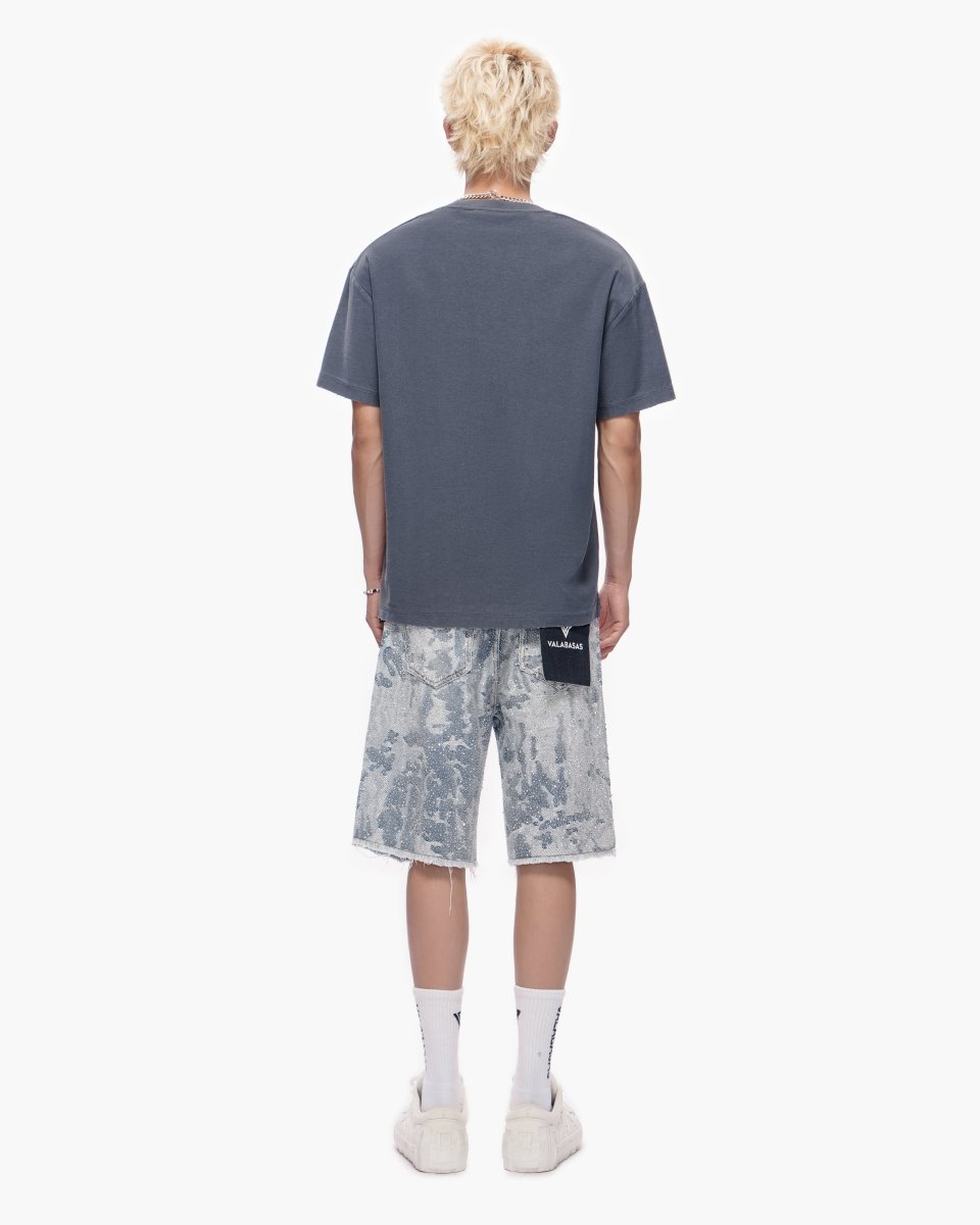 Vertigo Shorts Blue White - Valabasas