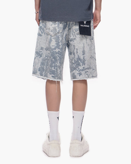 Vertigo Shorts Blue White - Valabasas