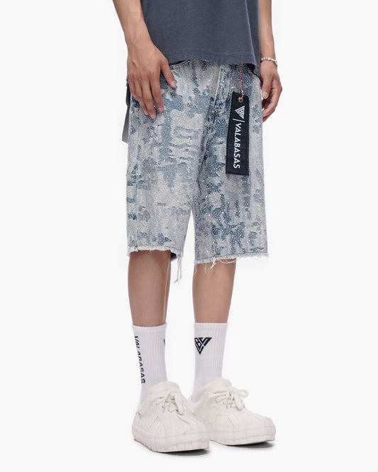 Vertigo Shorts Blue White - Valabasas