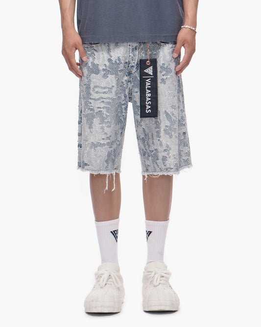 Vertigo Shorts Blue White - Valabasas