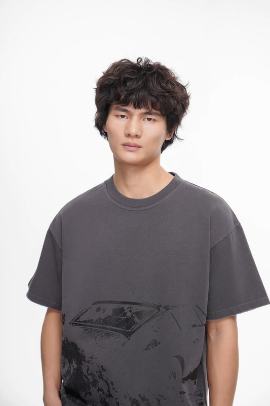 Victim Tee Black Wash - Valabasas