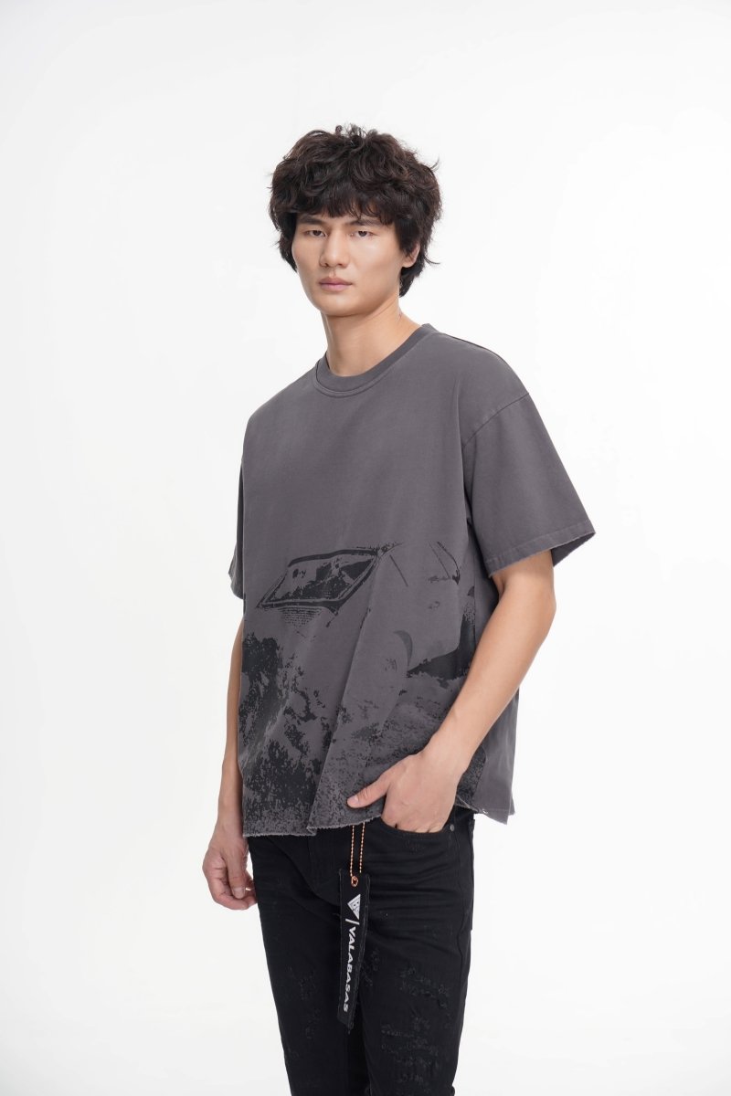 Victim Tee Black Wash - Valabasas