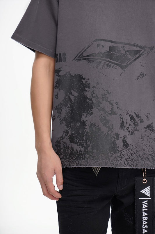 Victim Tee Black Wash - Valabasas
