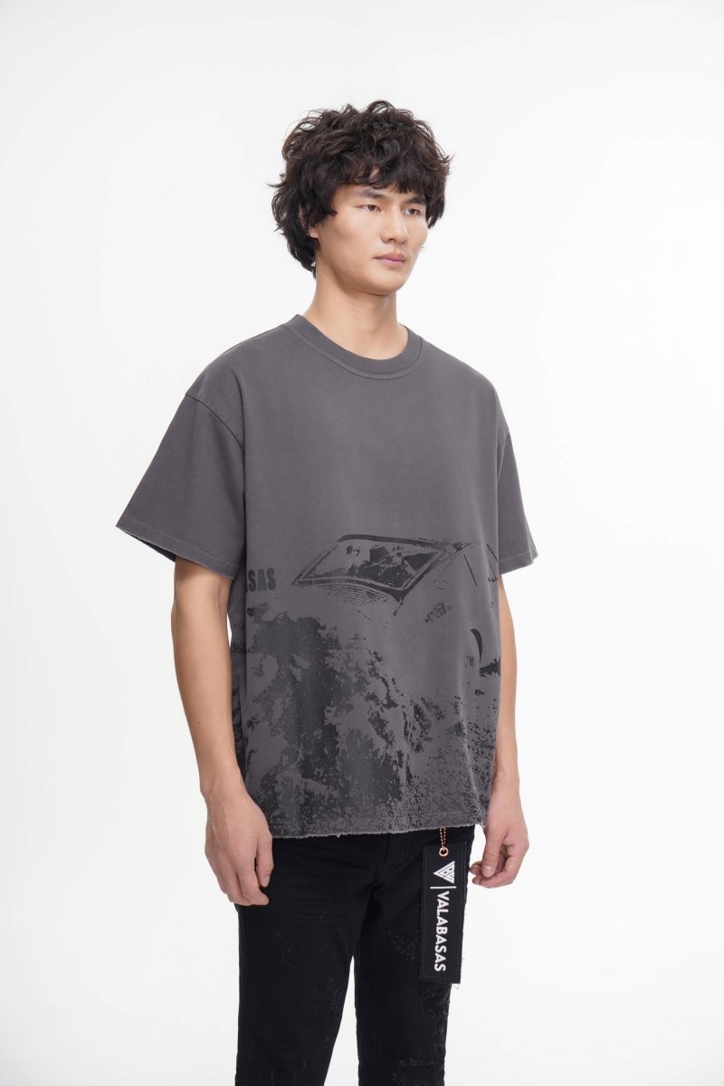 Victim Tee Black Wash - Valabasas