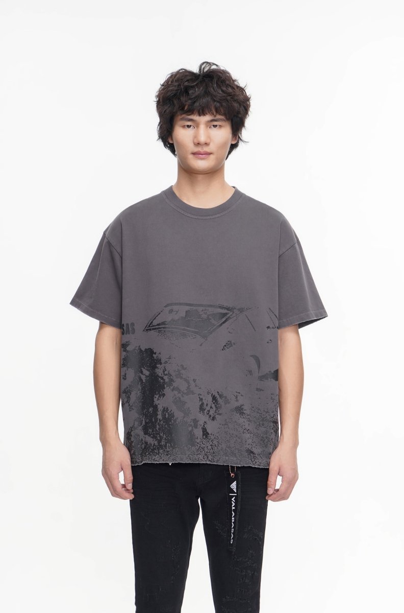 Victim Tee Black Wash - Valabasas