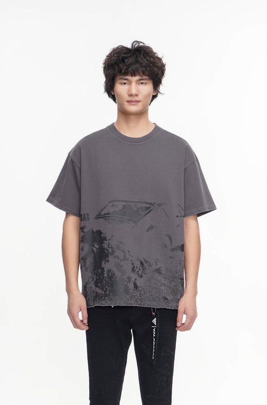 Victim Tee Black Wash - Valabasas