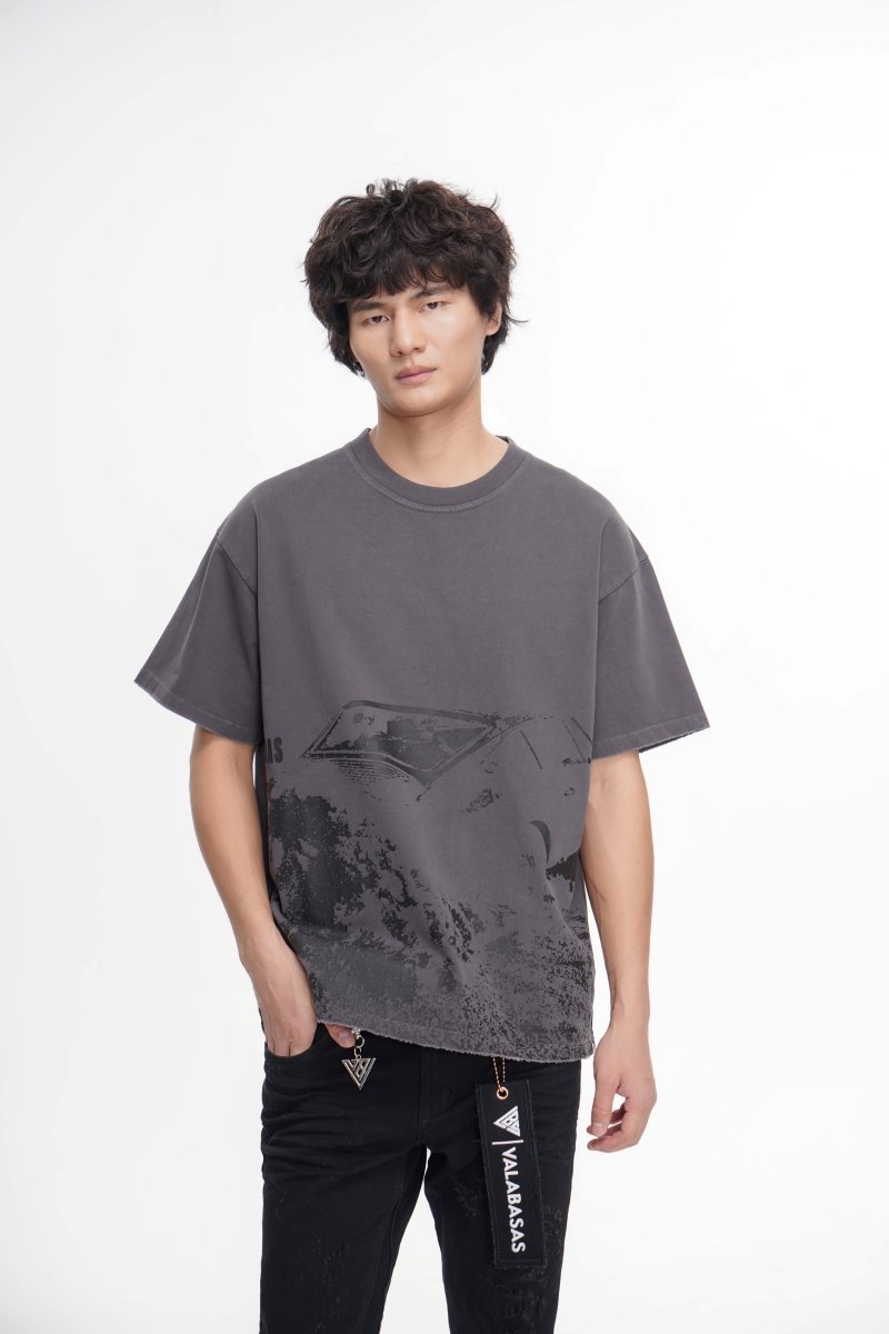 Victim Tee Black Wash - Valabasas
