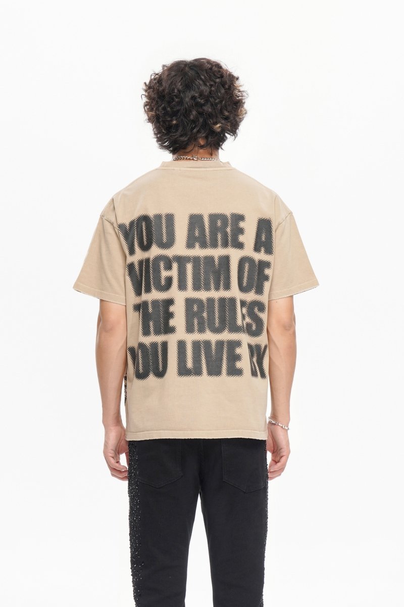 Victim Tee Khaki - Valabasas
