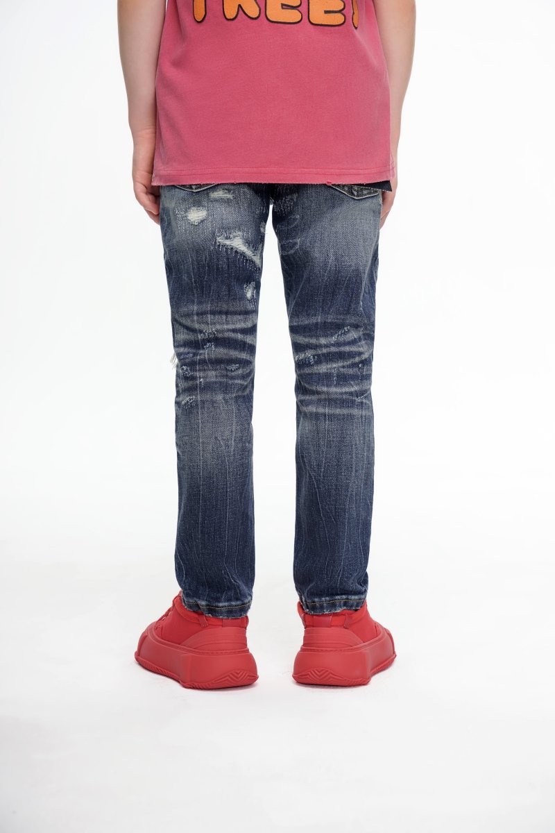 Viggo Kids Skinny Denim Jeans Light Washed - Valabasas