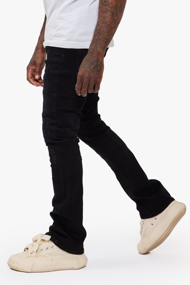 Vin Jet Black Stacked - Valabasas