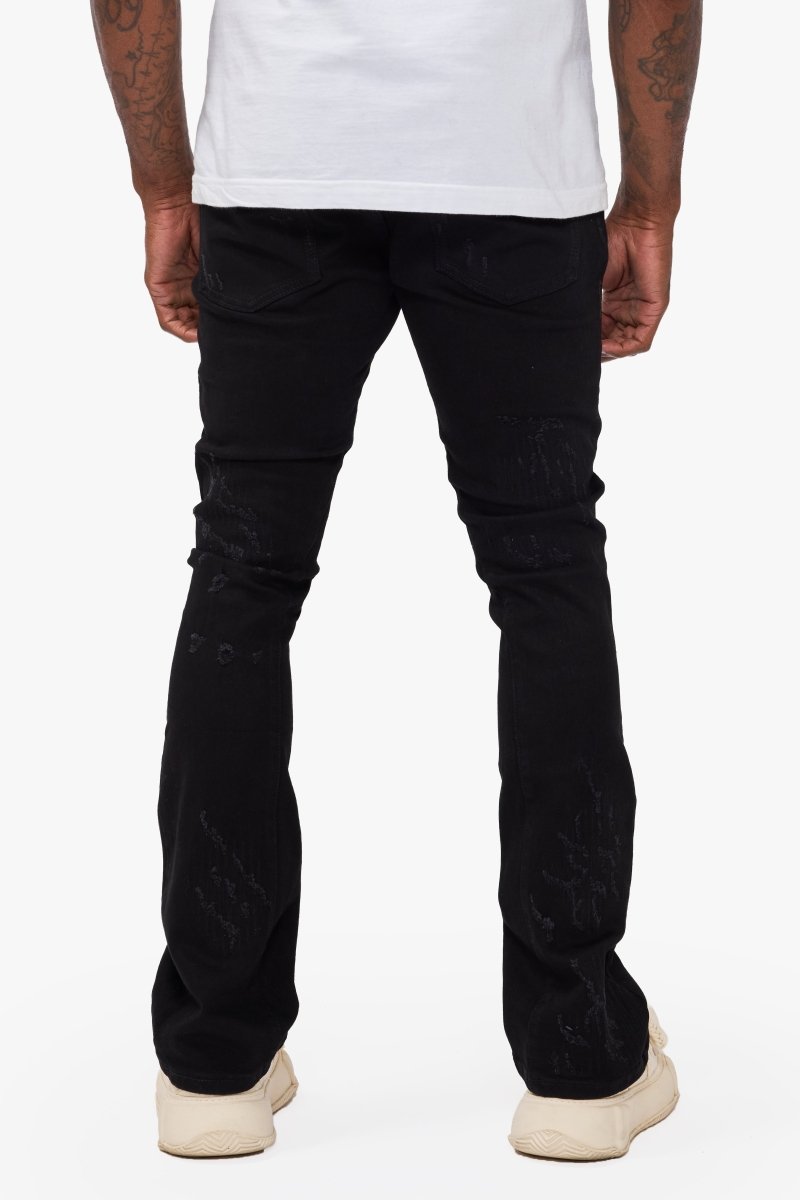 Vin Jet Black Stacked - Valabasas