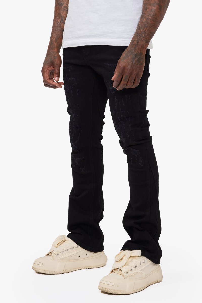 Vin Jet Black Stacked - Valabasas