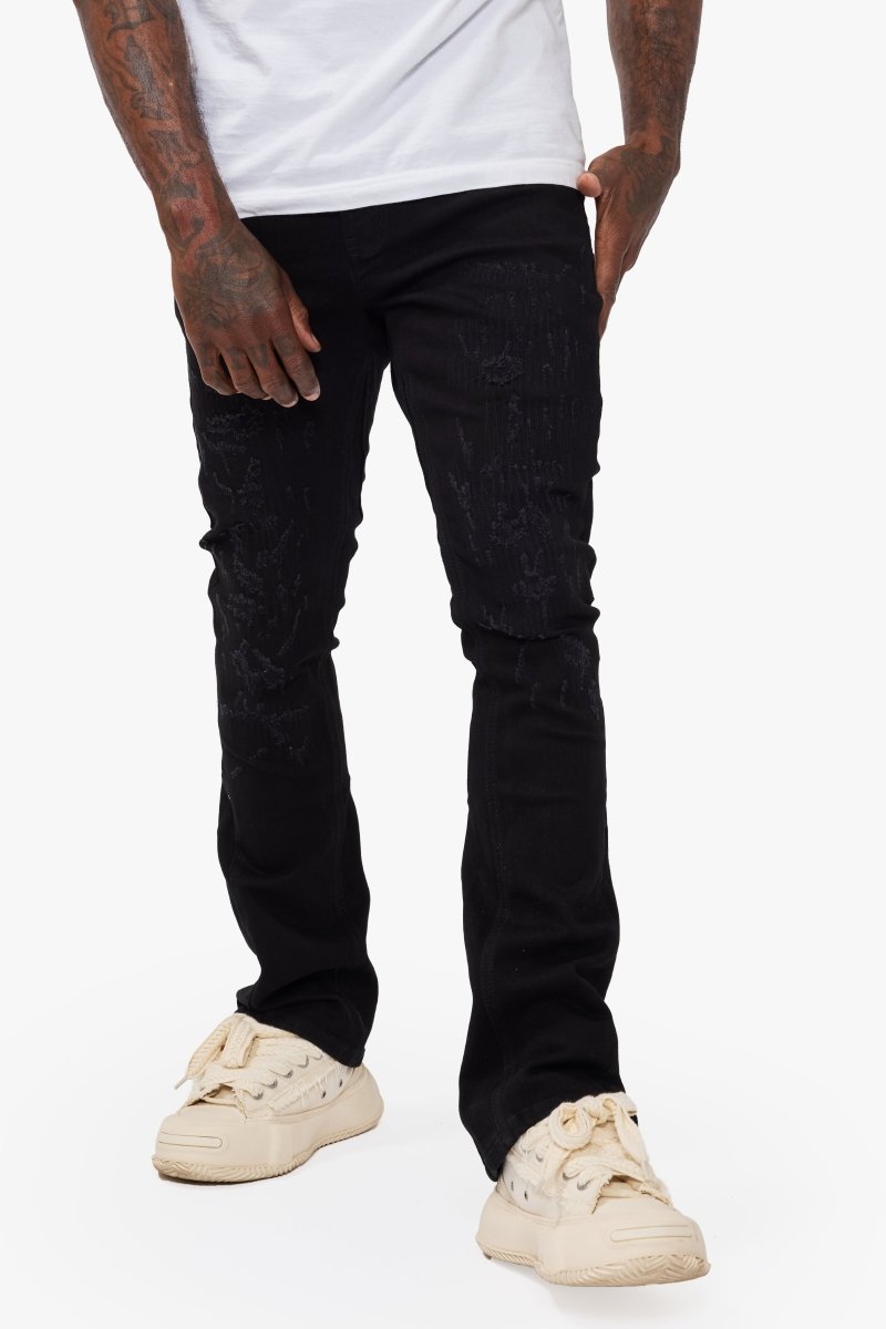 Vin Jet Black Stacked - Valabasas