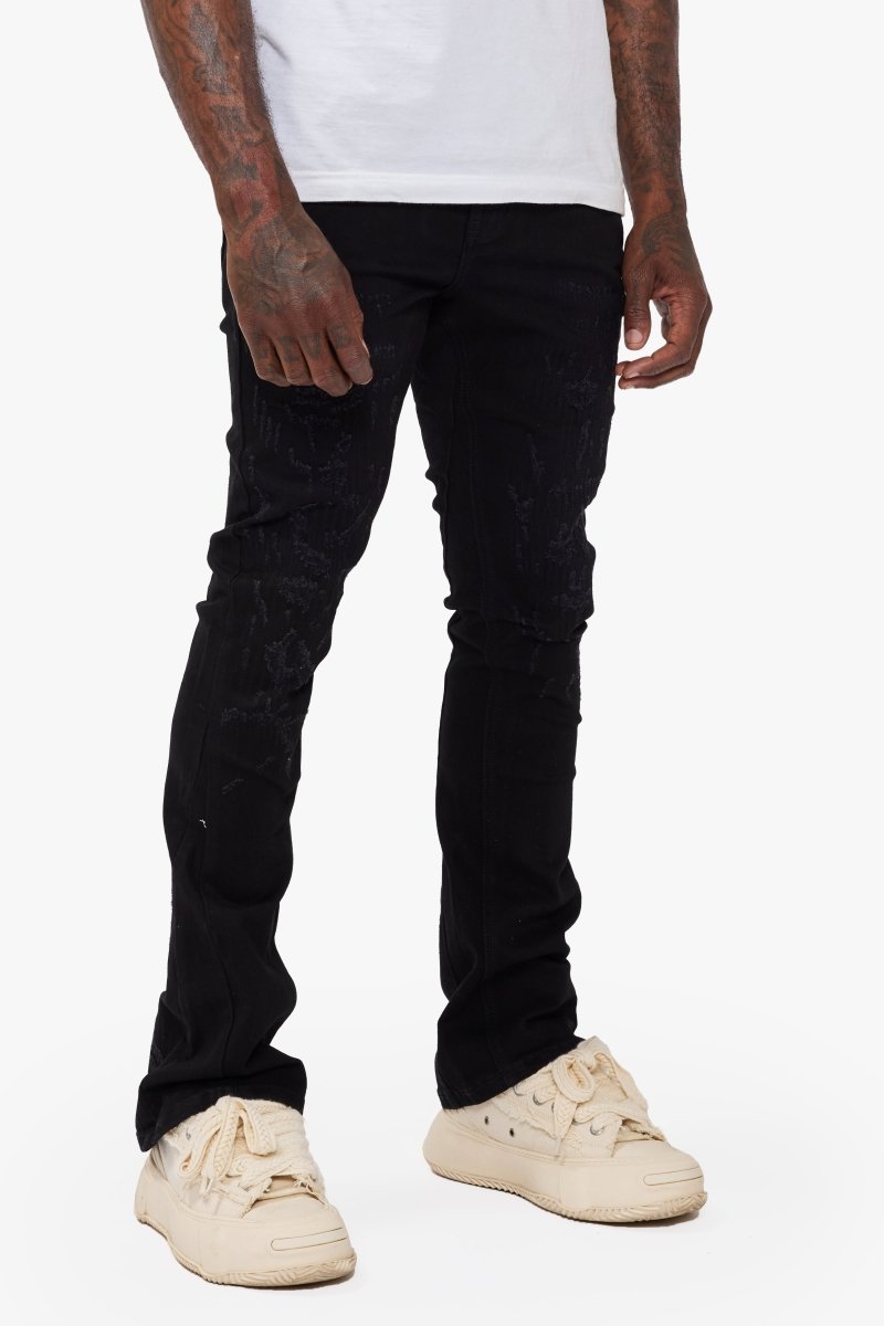 Vin Jet Black Stacked - Valabasas