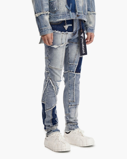 Vireon Blue Wash Skinny Jeans - Valabasas