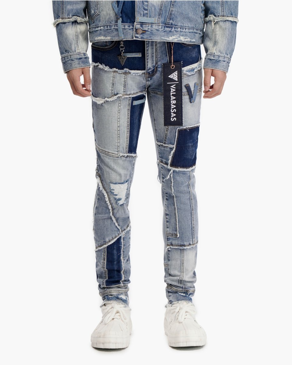 Vireon Blue Wash Skinny Jeans - Valabasas