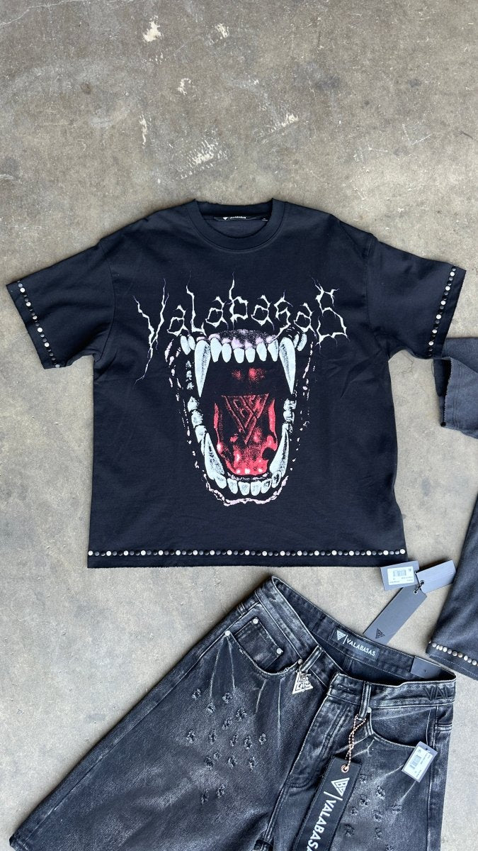 Viscious Vintage Black Tee - Valabasas