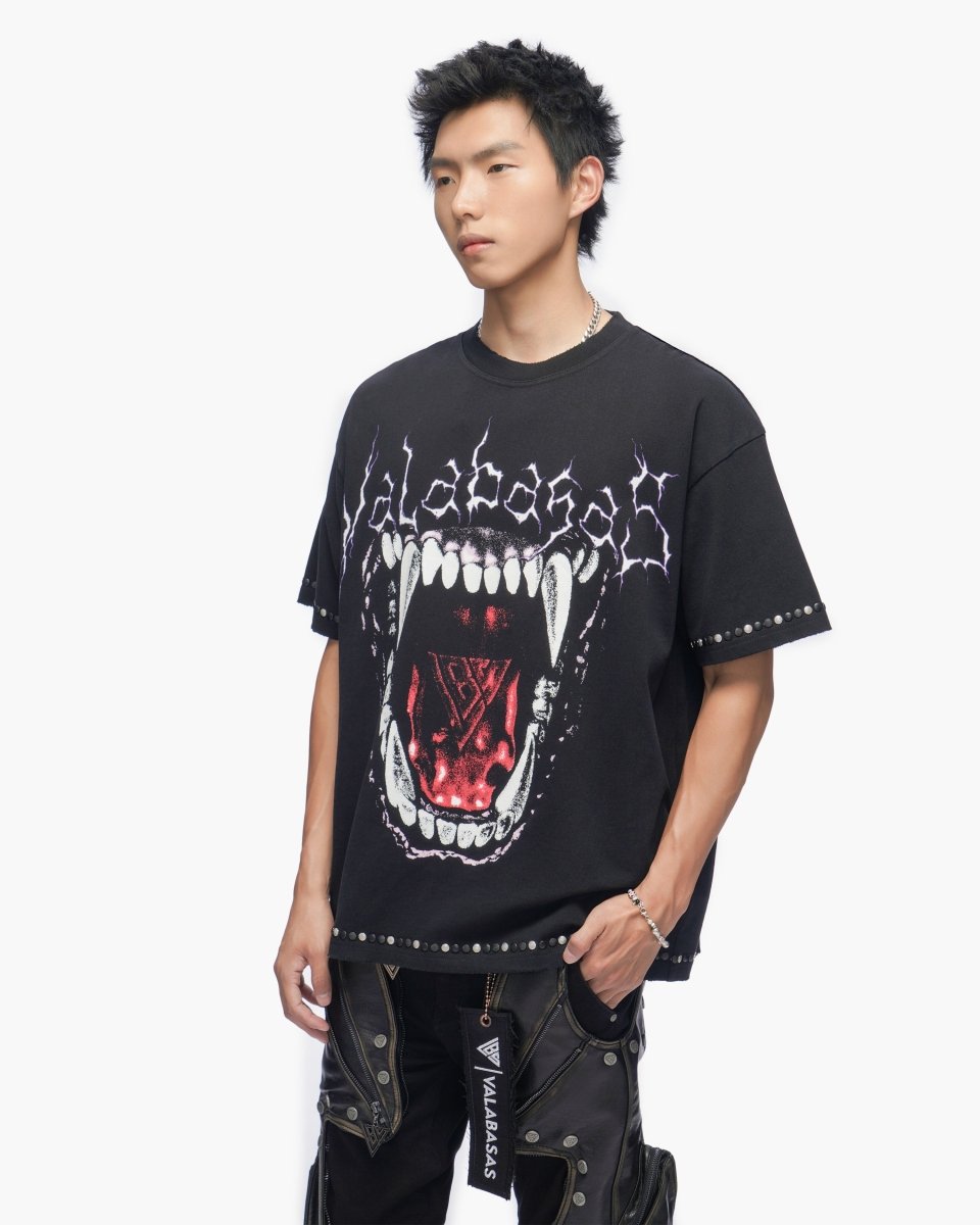 Viscious Vintage Black Tee - Valabasas