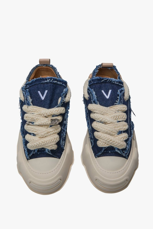 "VISION" BLUE SHOES DENIM - Valabasas