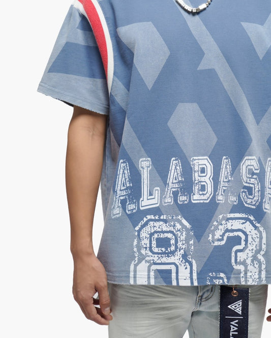 VLBS Athletics Vintage Blue Tee - Valabasas