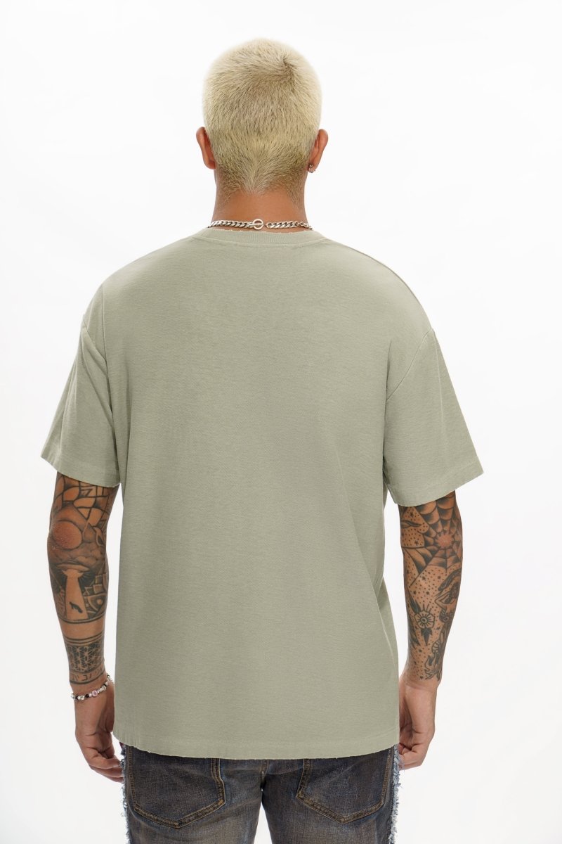 VLOGO Washed Olive Tee - Valabasas