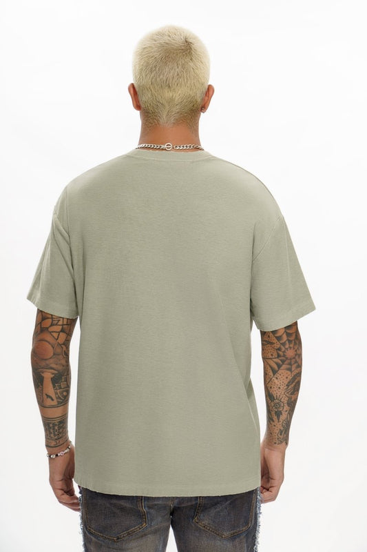 VLOGO Washed Olive Tee - Valabasas