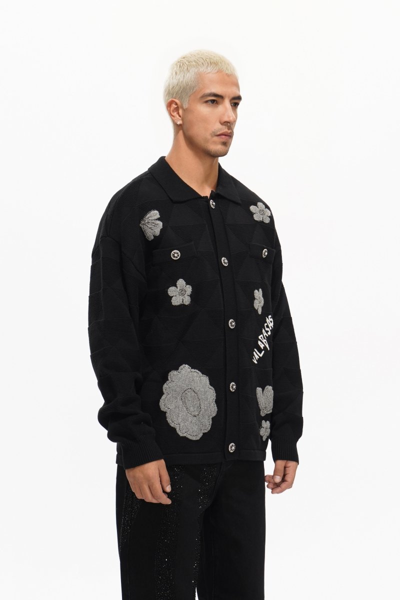 Vole Black Button Down - Valabasas