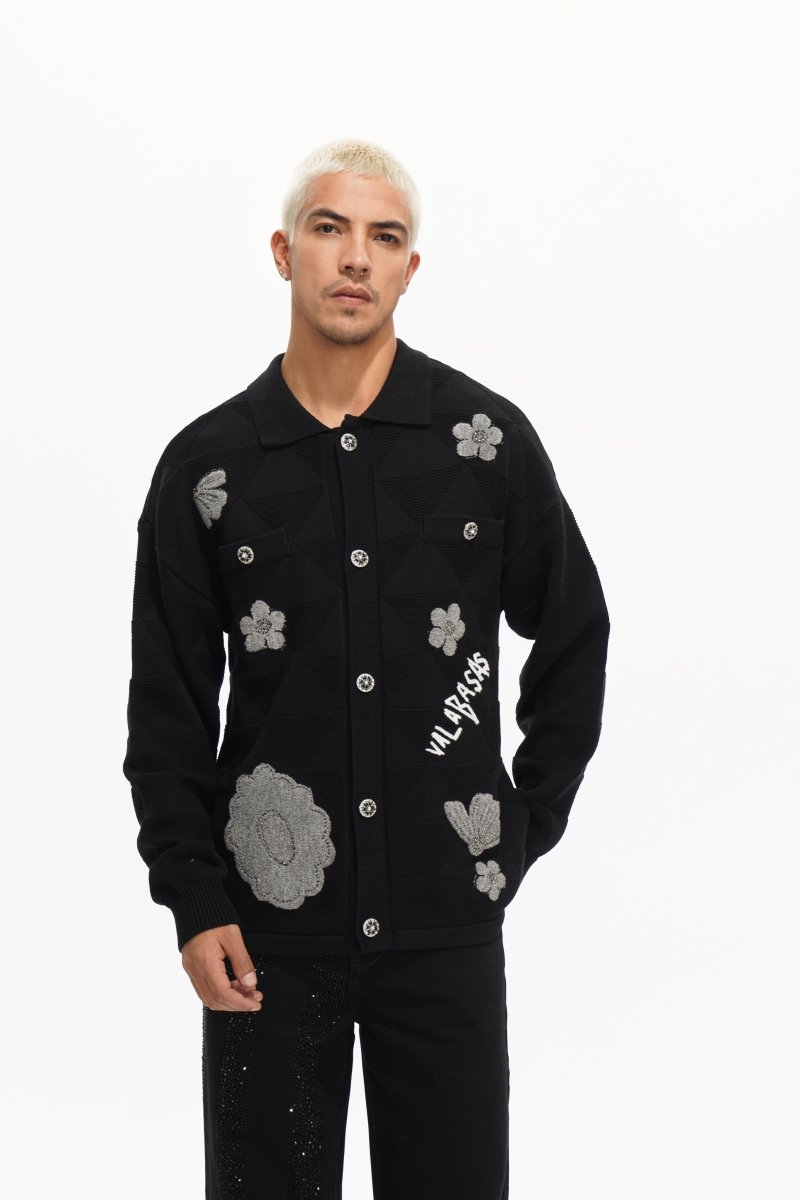 Vole Black Button Down - Valabasas
