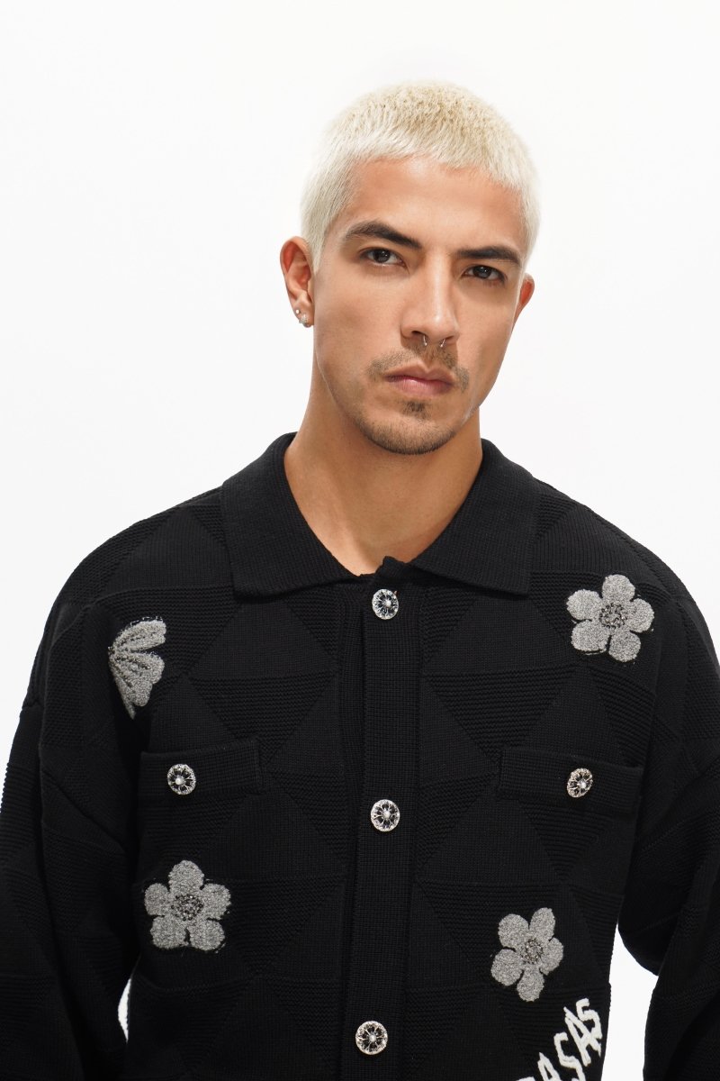 Vole Black Button Down - Valabasas