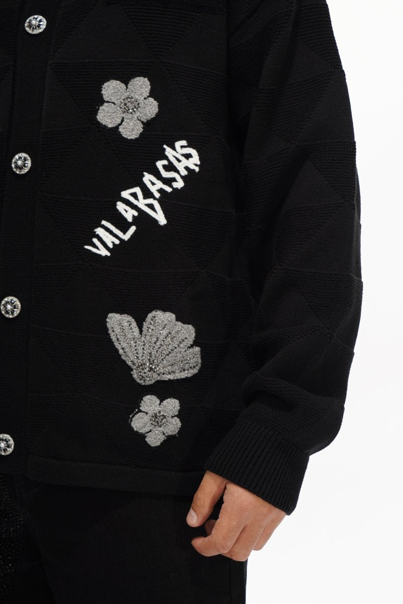 Vole Black Button Down - Valabasas
