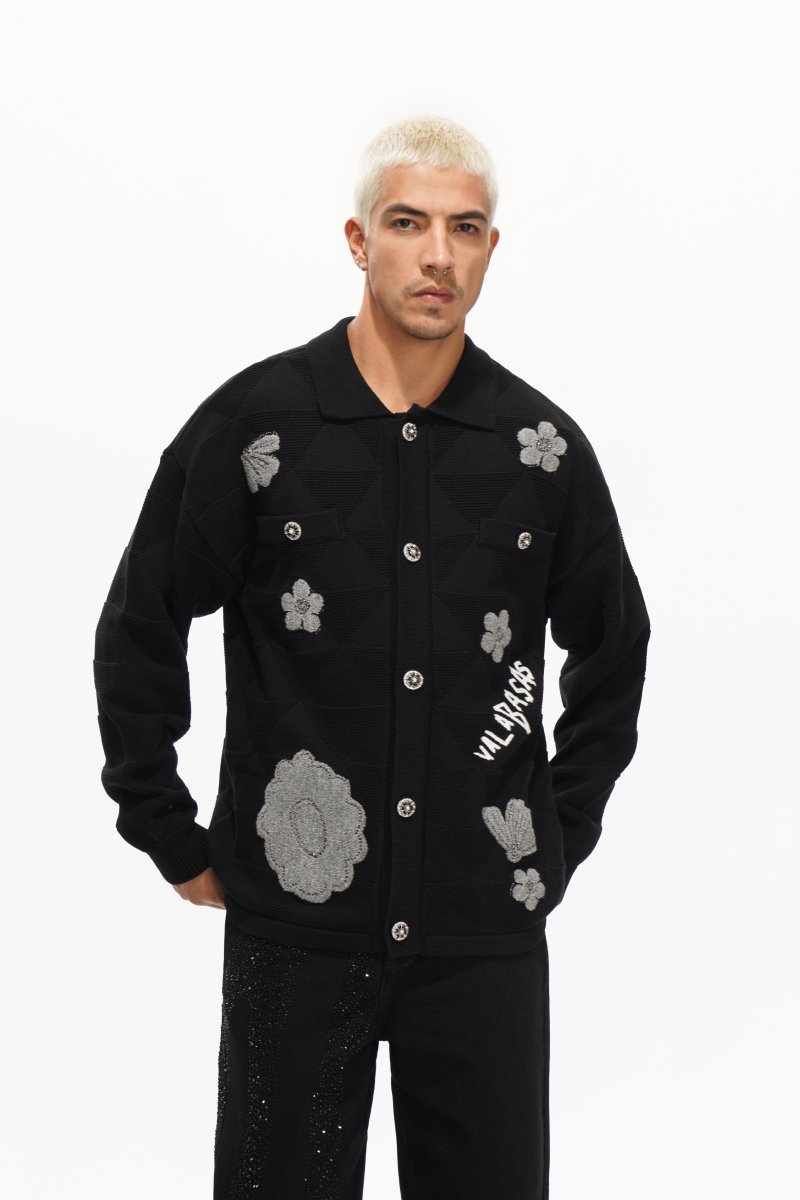 Vole Black Button Down - Valabasas