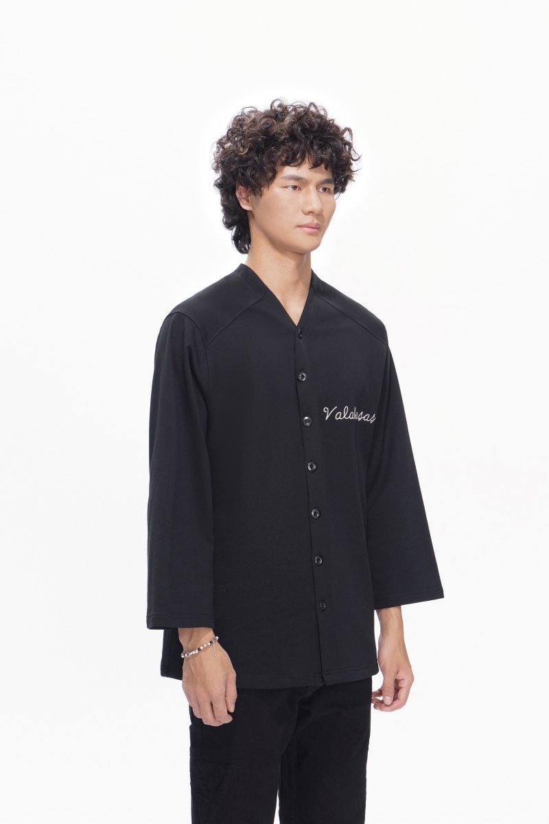 Vow Black Button Down - Valabasas